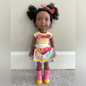 Original American Girl Kendall Wellie Wisher Doll with Accessories